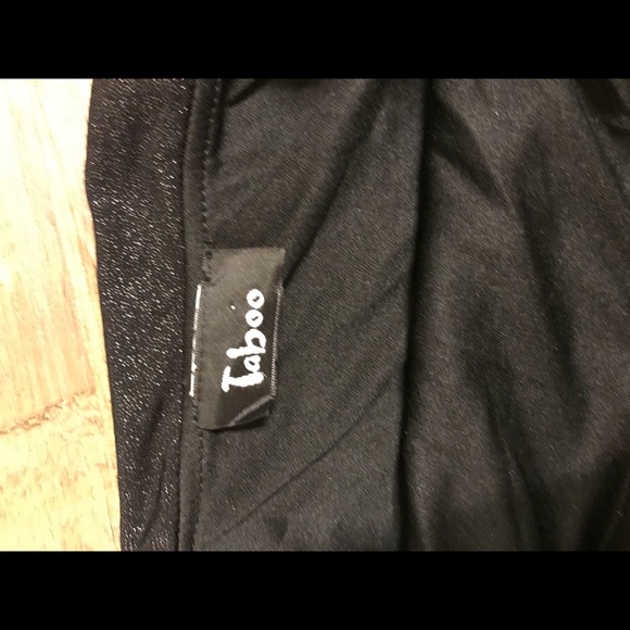 Taboo size small black and silver  rhinestones - Picture 4 of 6